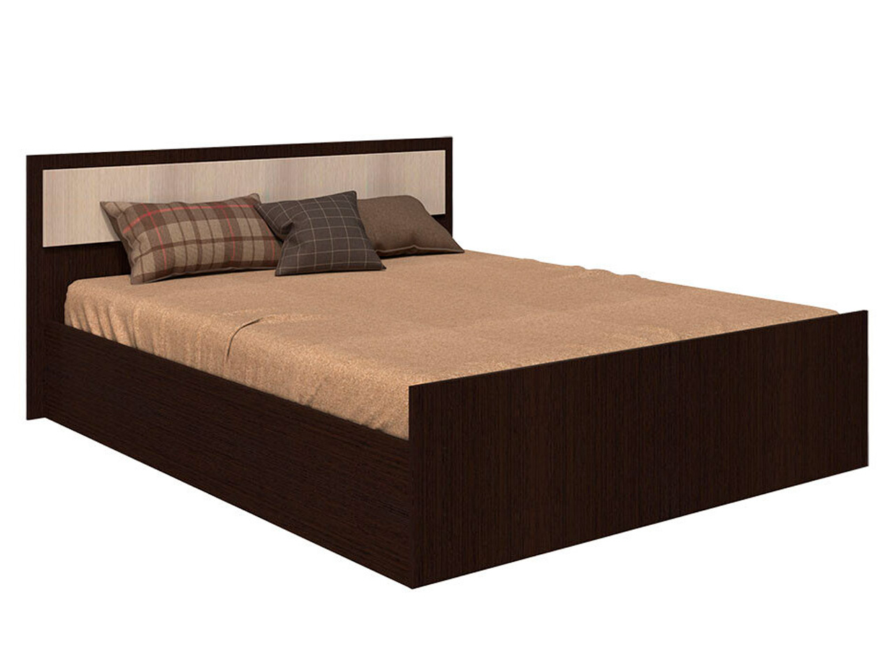 фото Двуспальная кровать фиеста венге/лоредо, 160х200 см bts