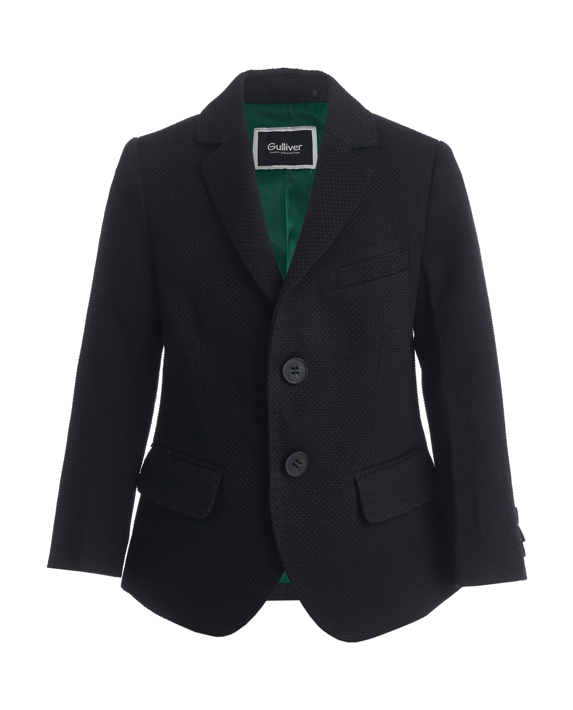 

Пиджак для мальчиков Gulliver, цв. черный, р.122, 219GPBMC4801