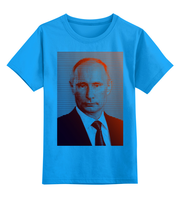 

Детская футболка классическая Printio Путин-арт, р. 116, 0000000693286
