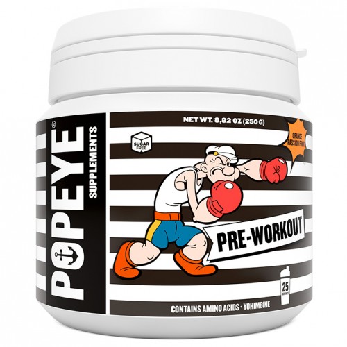 фото Предтренировочный комплекс popeye supplements pre-workout 250 г апельсин-маракуйя