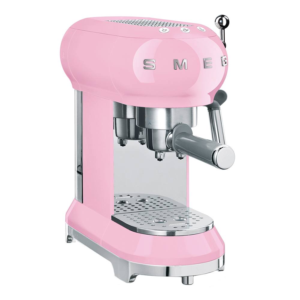 Кофеварка рожкового типа Smeg ECF01PKEU Rose пудровая плёнка двусторонняя нежно розовый тиффани 50 мкм 0 5 х 9 м