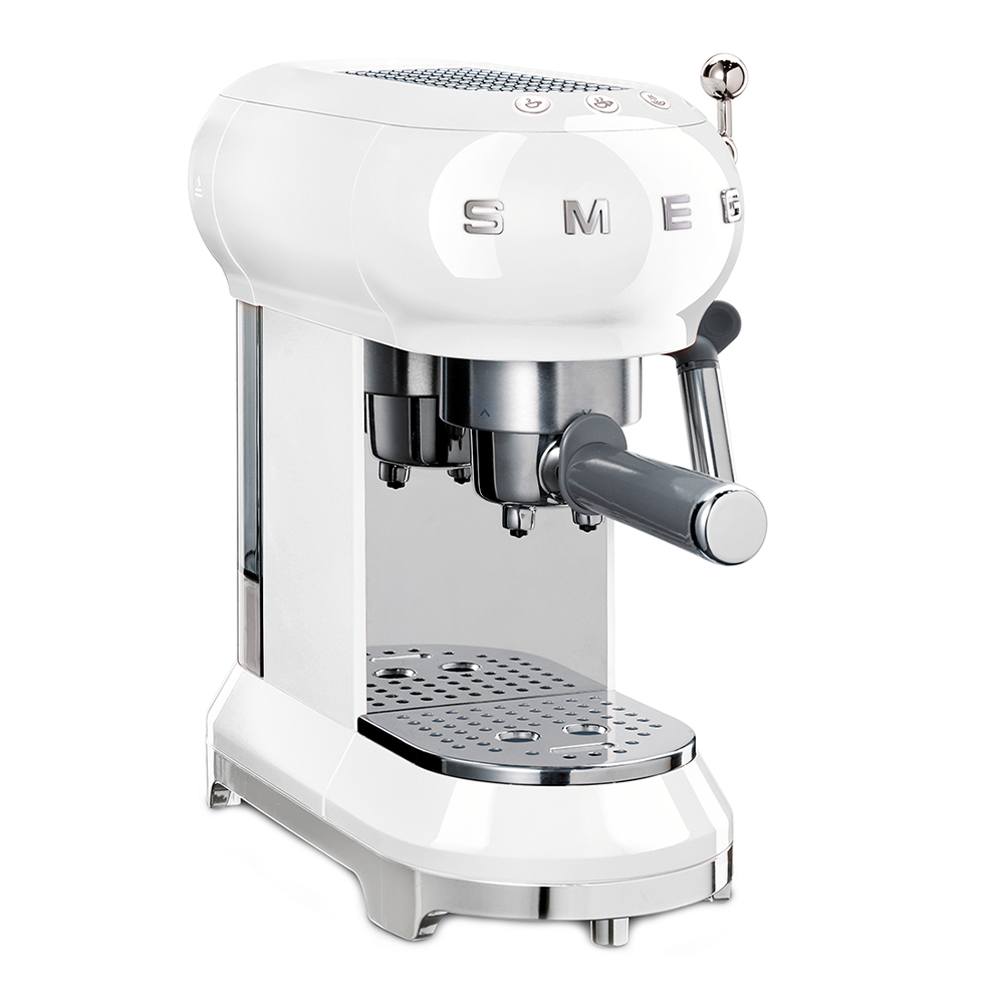 Кофеварка рожкового типа Smeg ECF01WHEU кофеварка рожкового типа brayer br1105