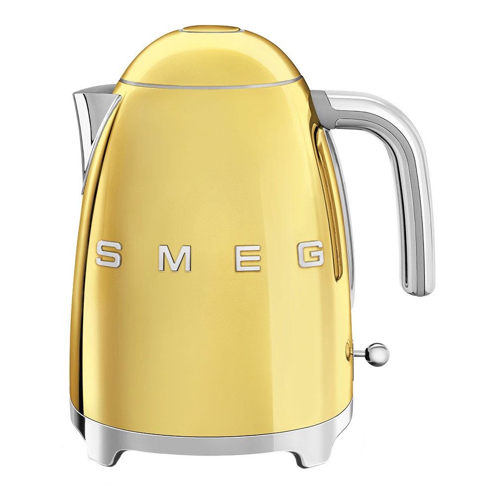 Чайник электрический Smeg KLF03GOEU 1.7 л золотистый кулер для воды hiberg fk 605 g нагрев и охлаждение 550 90 вт золотистый