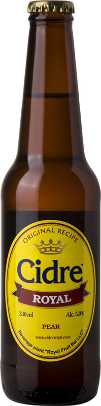

Сидр Royal Fruit Bel, сладкий, яблоко, 5 %, 0.33, л