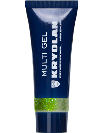 фото Гель с блестками multi gel 10 мл цв: pearlgreen kryolan