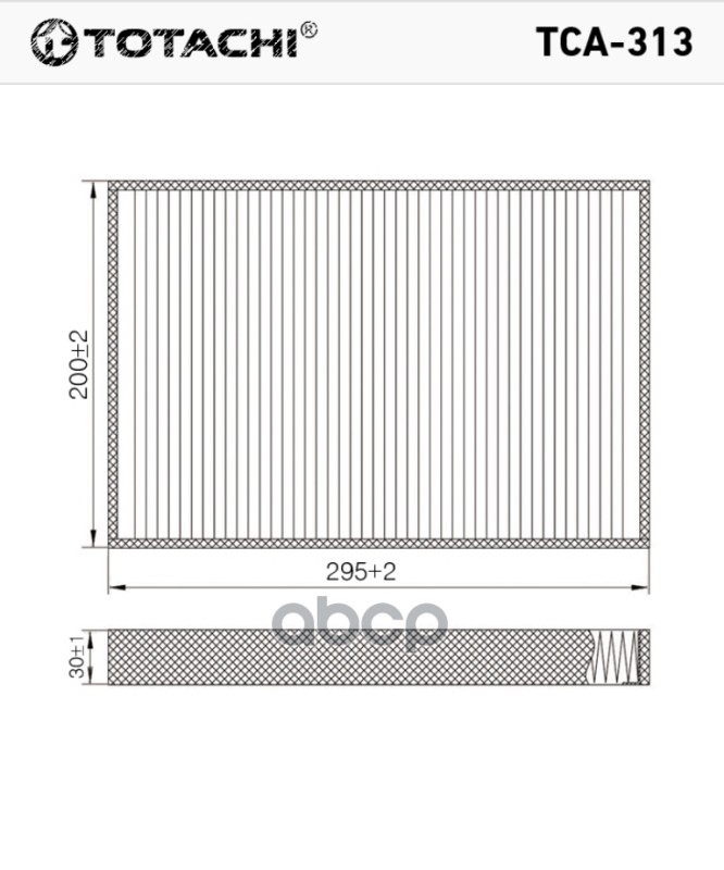 фото Фильтр салона totachi tca-313