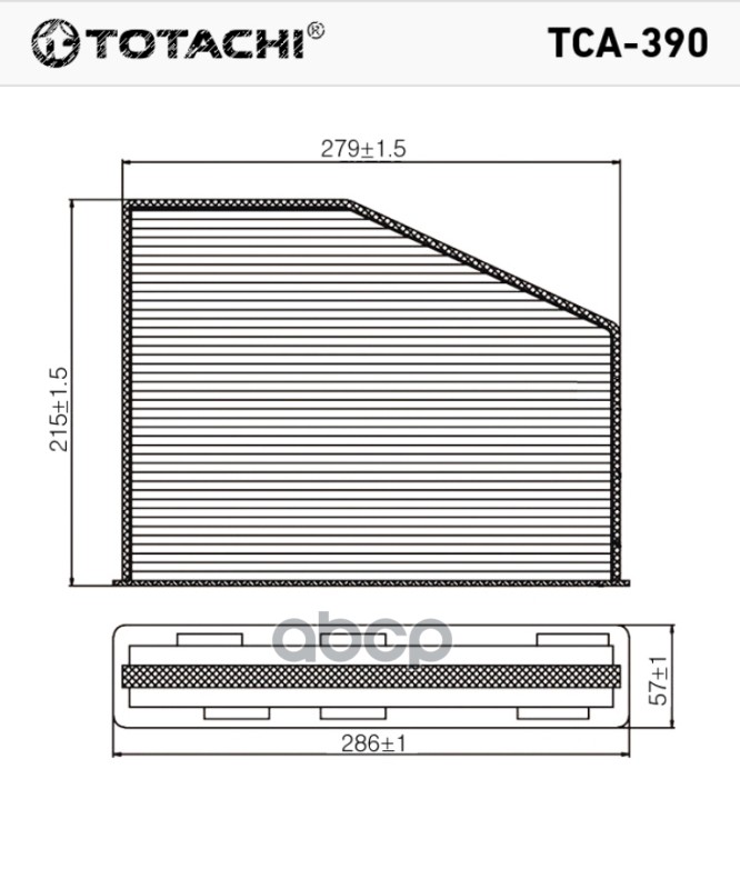 Фильтр Салона TOTACHI TCA-390