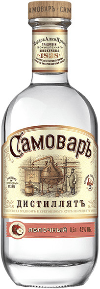 

Водка "Samovar" Yablochnyj