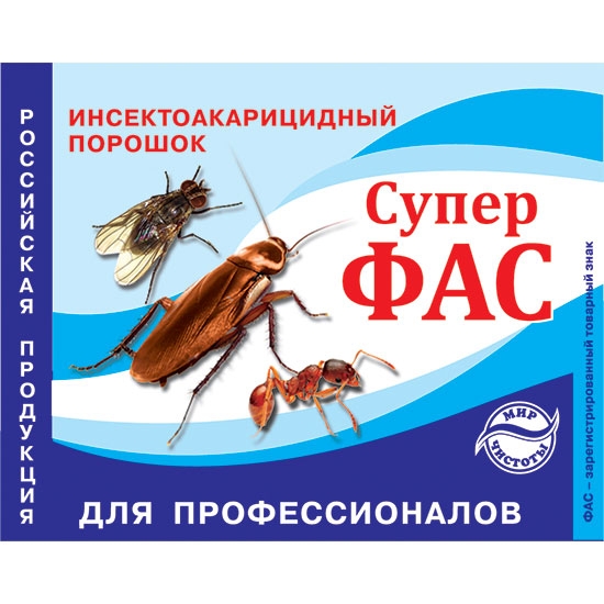 

Порошок от насекомых Капитал-ПРОК Супер ФАС 3140608 10 г, Супер ФАС