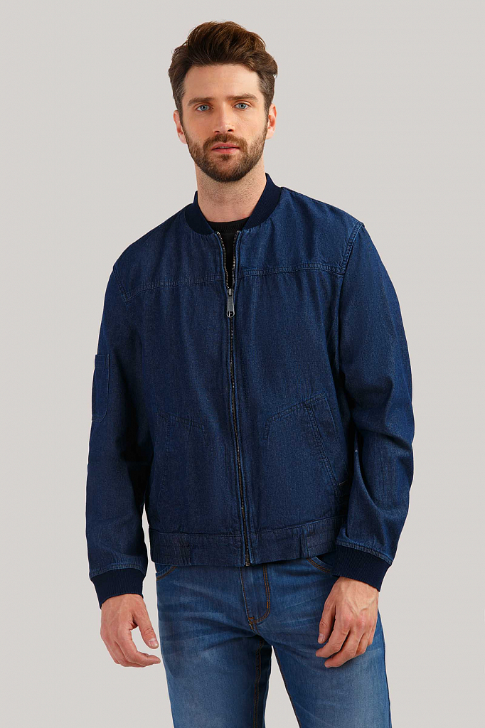 

Куртка мужская Finn Flare B19-25001 синяя 3XL, B19-25001