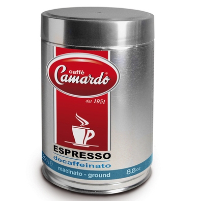 

Кофе молотый Camardo Espresso Decaffeinato 250 г, Кофе молотый Camardo (Камардо) Эспрессо Декаффеинато (250 г)
