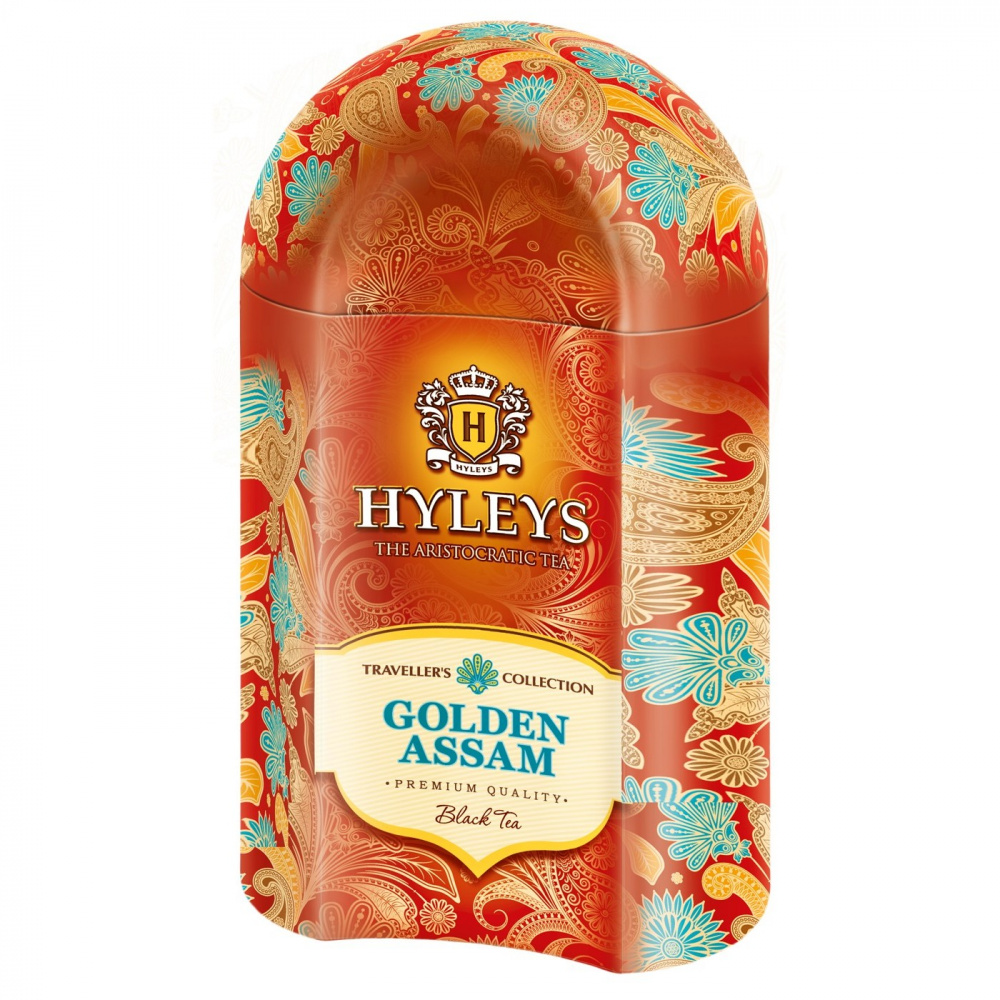 

Чай Hyleys Голден ассам, черный листовой, ж/б, 100 гр