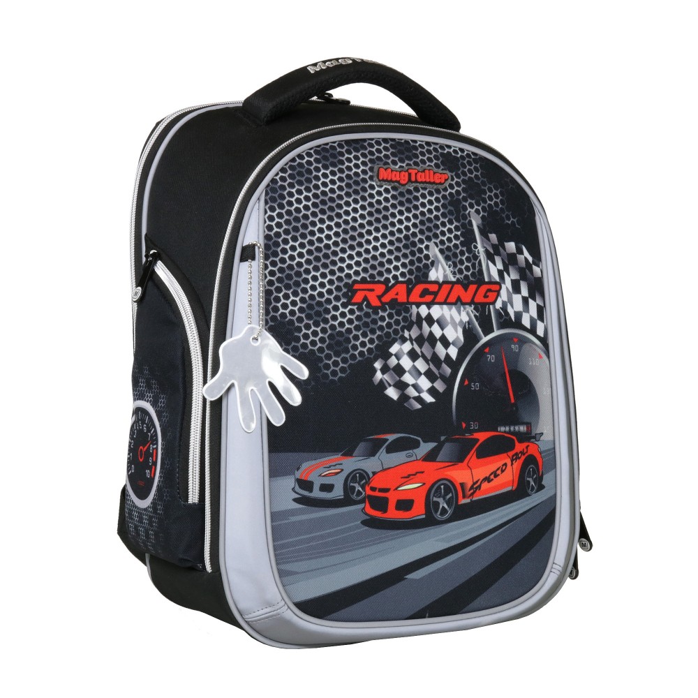

Рюкзак детский Mag Taller школьный Unni Racing, Черный