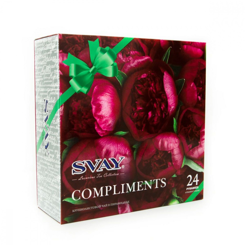 

Чай Svay Compliments Peonies , ассорти, 24 пирамидки