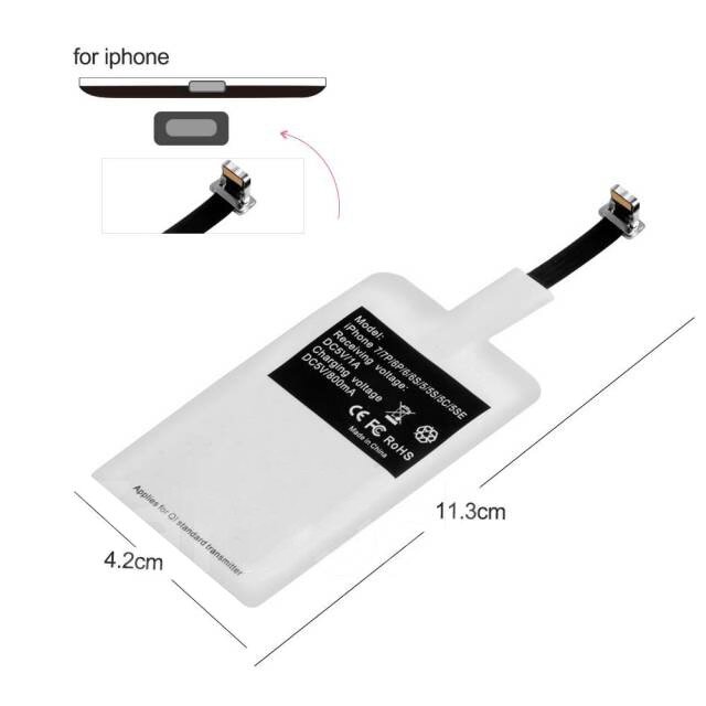 

Адаптер для беспроводной зарядки NoBrand (3210) 5 W, white