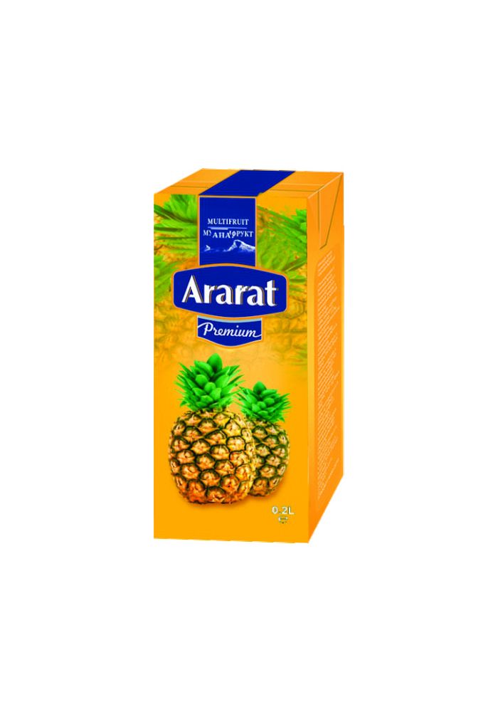 

Ананасовый нектар Ararat Premium 0.2 л