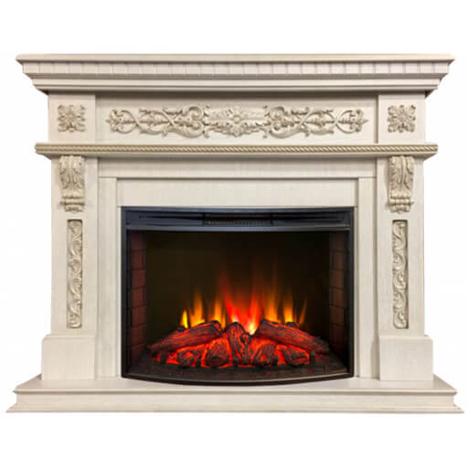 

Электрокамин RealFlame Estella, белый дуб