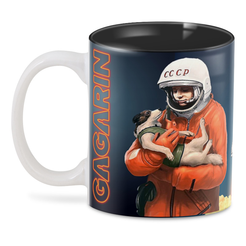 

Кружка Printio кружка Gagarin&dog