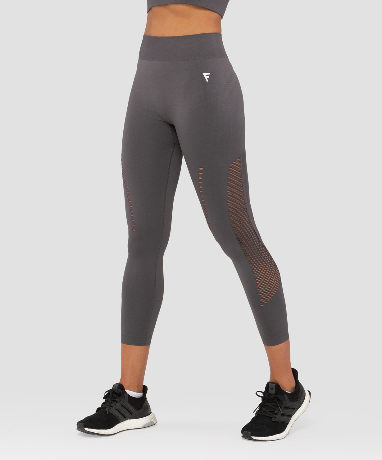 

Тайтсы женские Fifty Essential Knit dark grey FA-WH-0202-DGR серые XS, Essential Knit dark grey FA-WH-0202-DGR