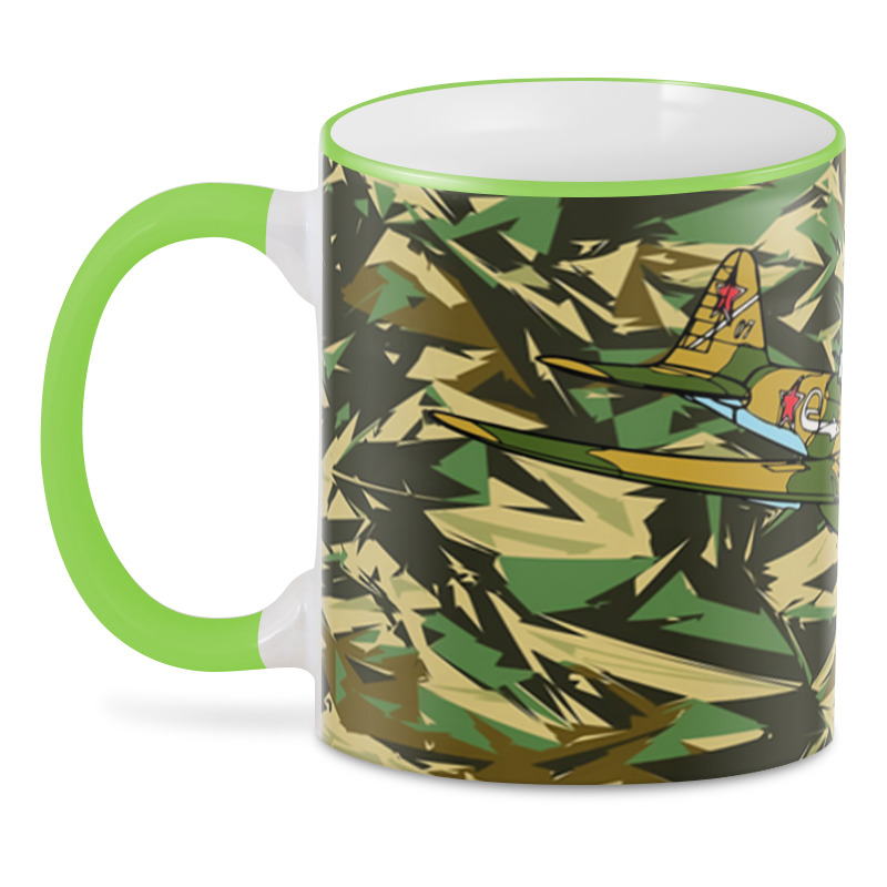 

Кружка Printio кружка Военный самолет, Разноцветный