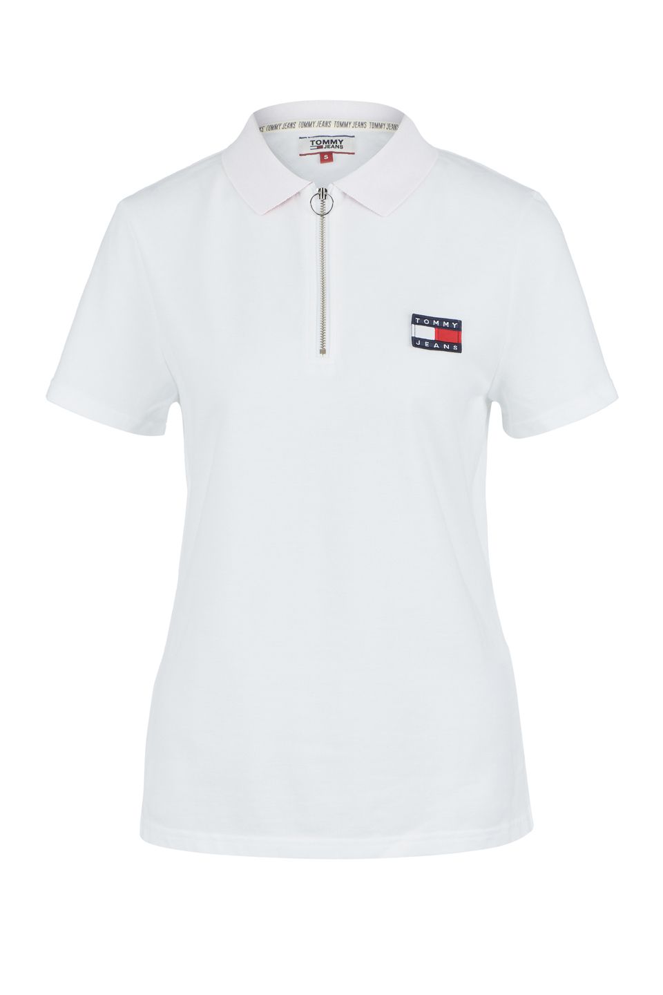 

Футболка женская Tommy Jeans DW0DW07642 YBR white белая XXS, Белый, DW0DW07642 YBR white