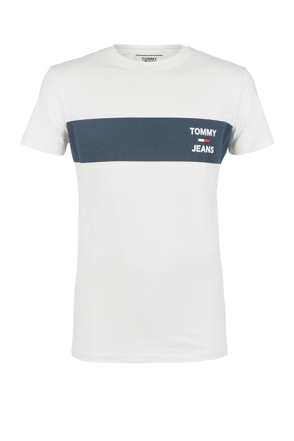 

Футболка мужская Tommy Jeans DM0DM07858 YBR white белая 2XL, Белый, DM0DM07858 YBR white