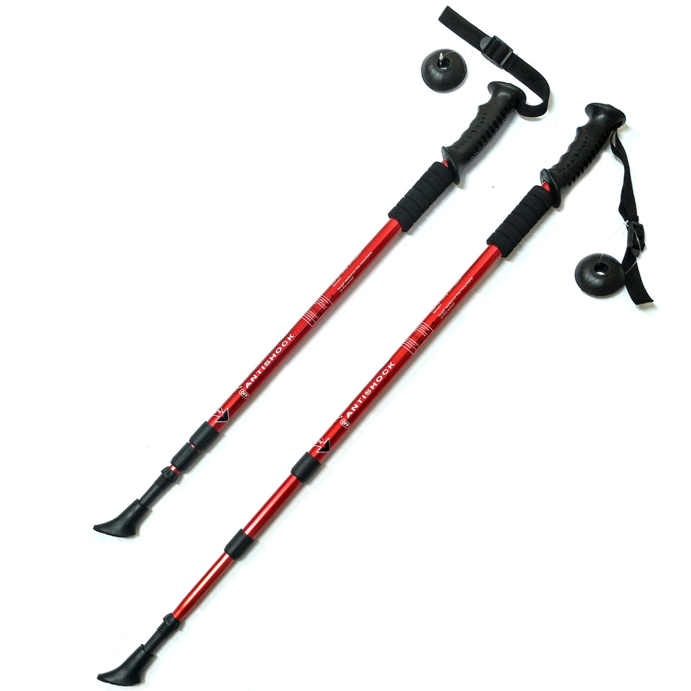 Палки для скандинавской ходьбы Hawk F18432, красный, 86-135 см