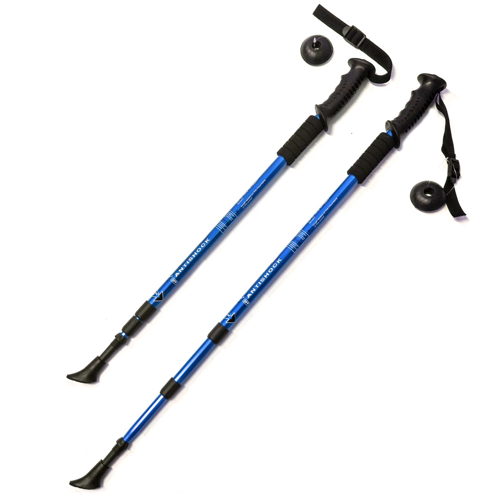 Палки для скандинавской ходьбы Hawk F18433, синий, 86-135 см