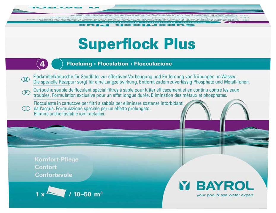 Дезинфицирующее средство для бассейна Bayrol Superflock plus (Суперфлок Плюс) 4595292 1 кг