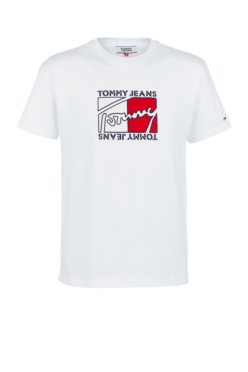 

Футболка мужская Tommy Jeans DM0DM07433 YA2 classic white белая L, Белый, DM0DM07433 YA2 classic white