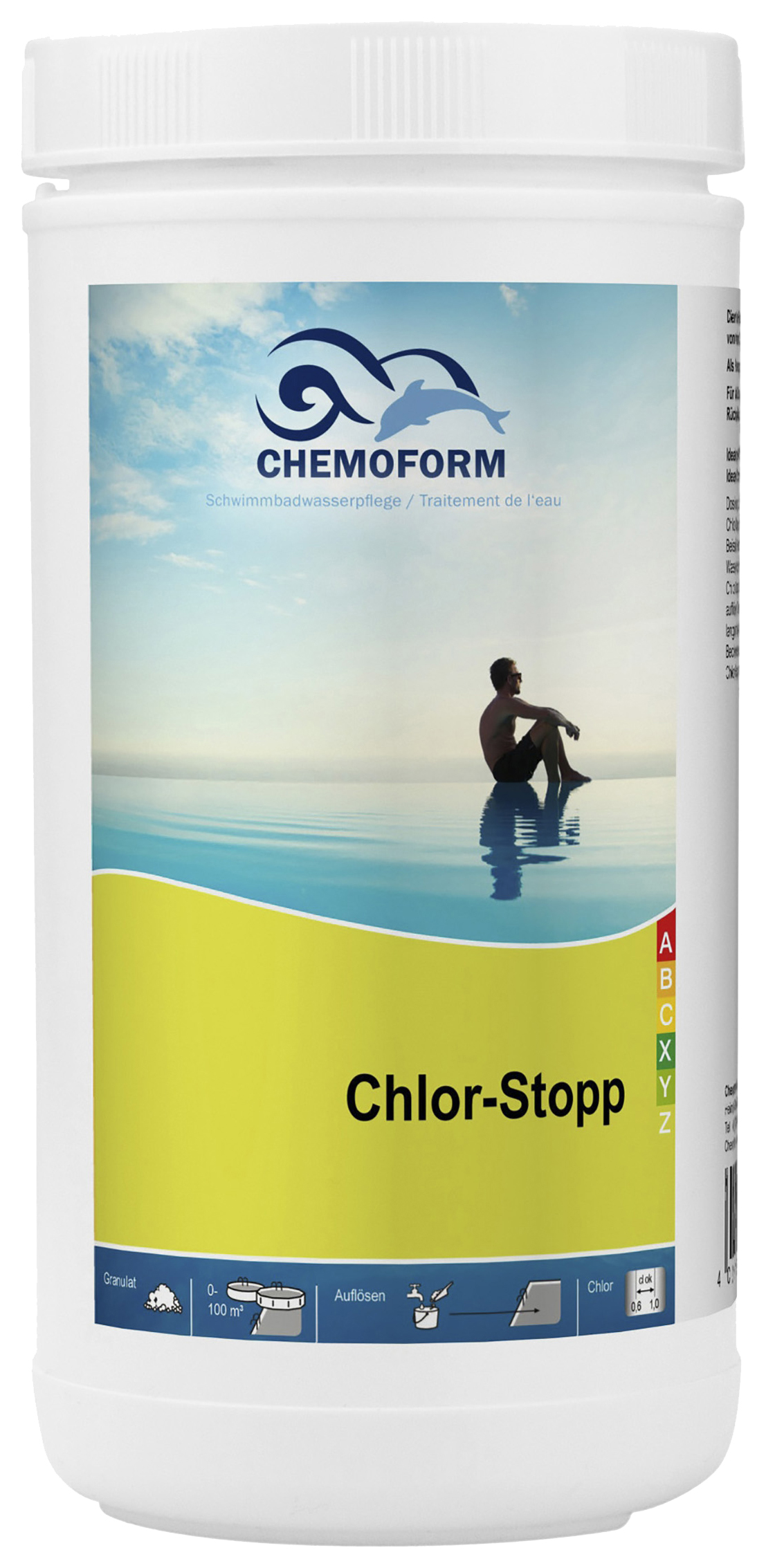 

Дезинфицирующее средство для бассейна Chemoform 0585001 Хлор-стоп 1 кг