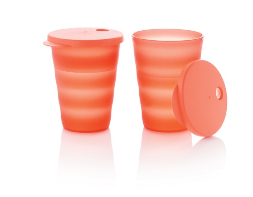 

Набор стаканов Tupperware "Очарование" 330 мл, 2 шт., Красный