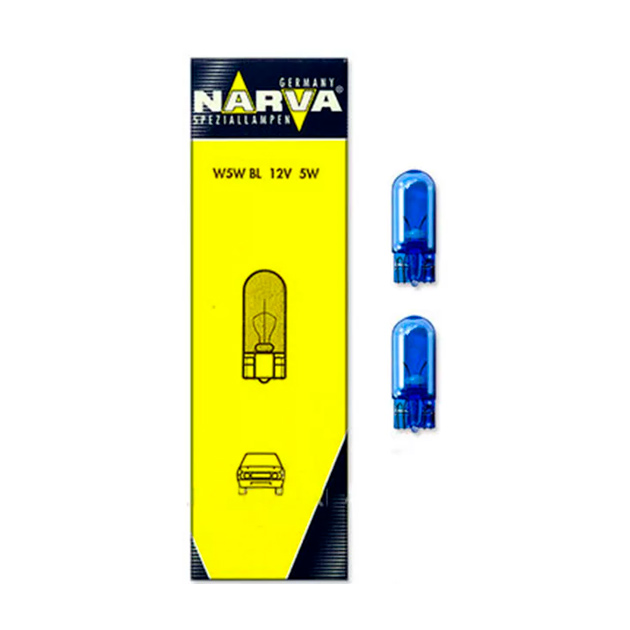 фото Лампа w5w 12v w2,1x9,5d range power blue+ w5w 12v w2,1x9,5d range power blue+ narva