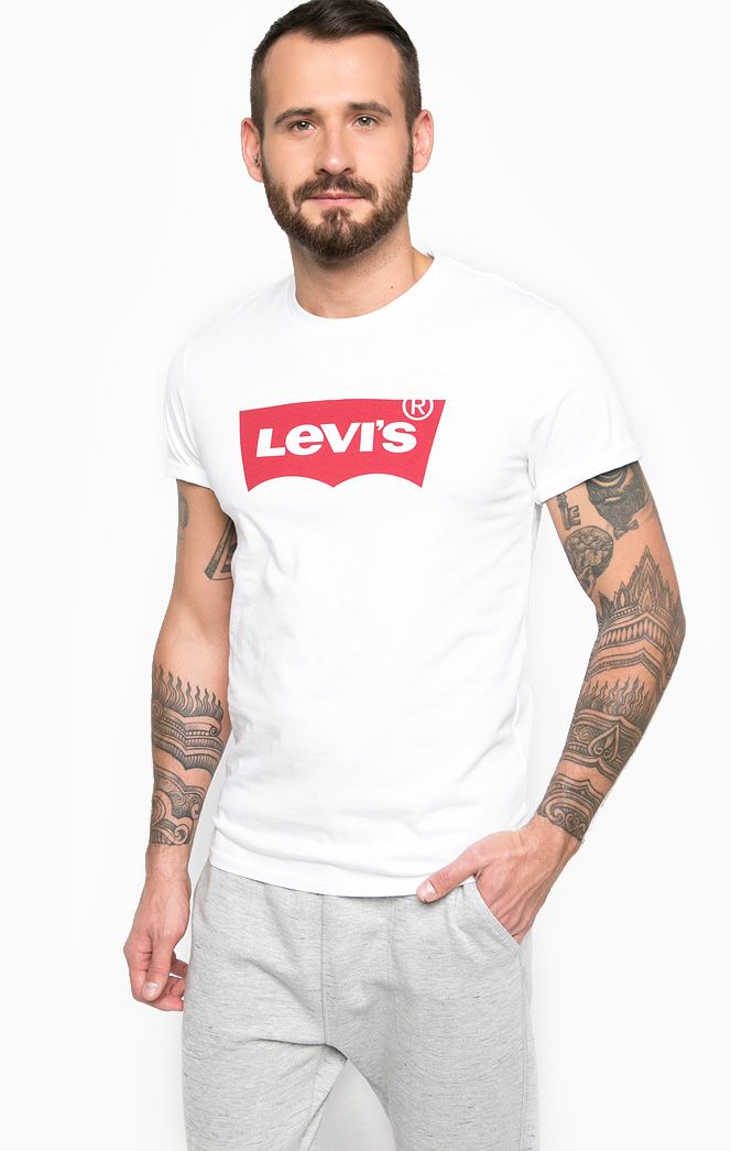 

Футболка мужская Levi's 1778301400 белая L, Белый, 1778301400