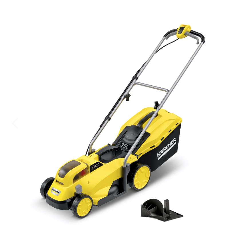 фото Аккумуляторная газонокосилка karcher 1.444-400.0 lmo 18-33 battery без акб и зу