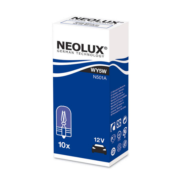 фото Лампа 5w 12v w2.1x9.5d 5xfs10 neolx wy5w (складная картонная коробка) neolux