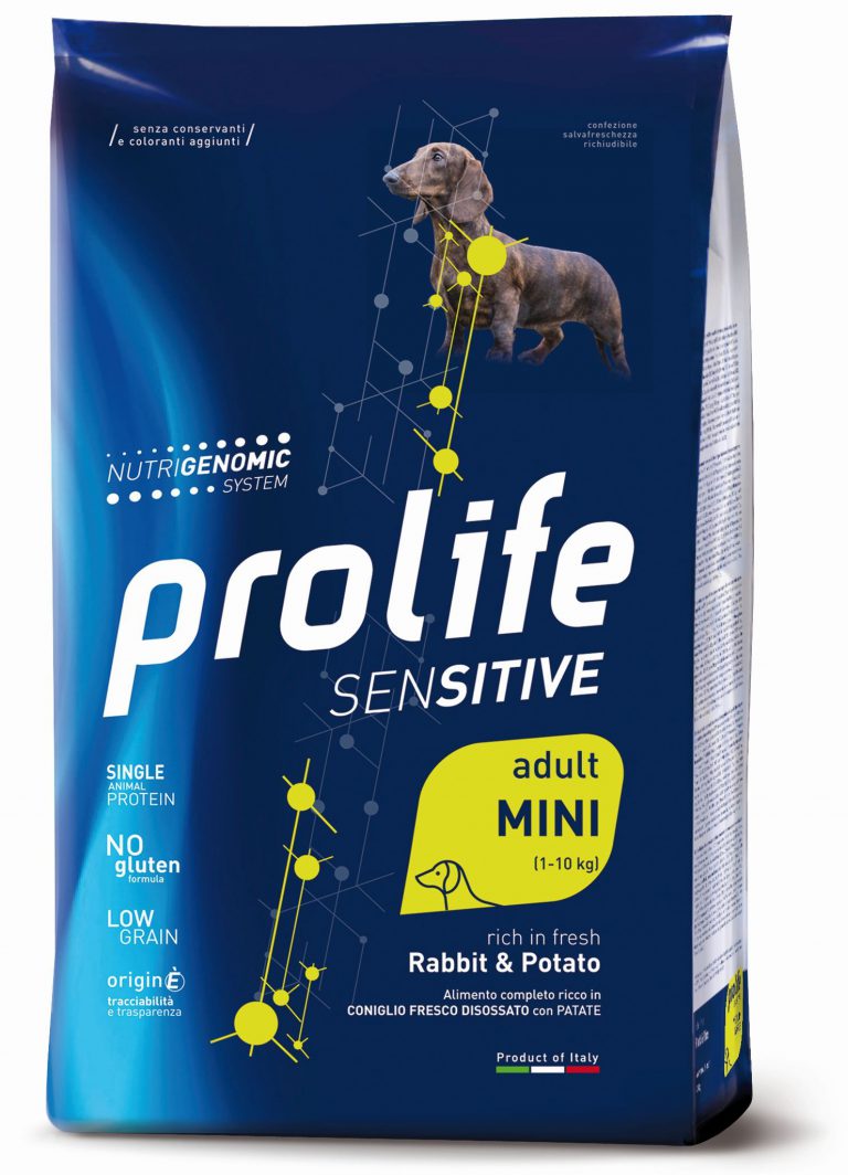 Сухой корм для собак Prolife Sensitive Mini, кролик, картофель, 0,6кг