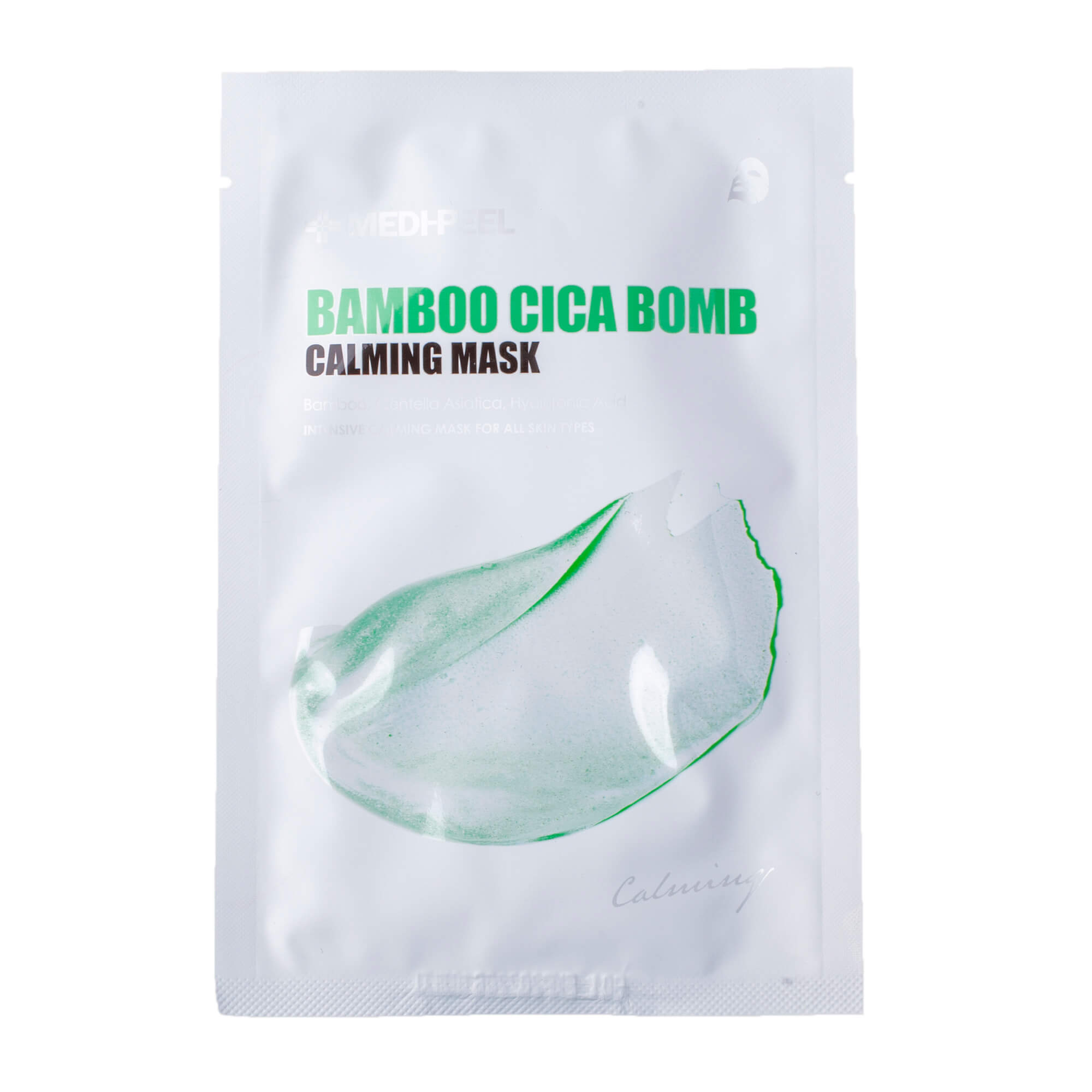 Успокаивающая маска MEDI-PEEL Bamboo Cica Bomb Calming Mask с бамбуком и центеллой bebio део ролл женский с бамбуком и экстрактом лемонграсса 50
