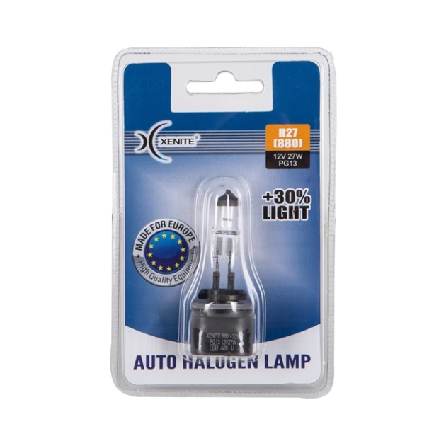 

XENITE H27 (880) (Яркость +30) (PG13) (12V) Блистер 1 шт. XENITE арт. 1007082
