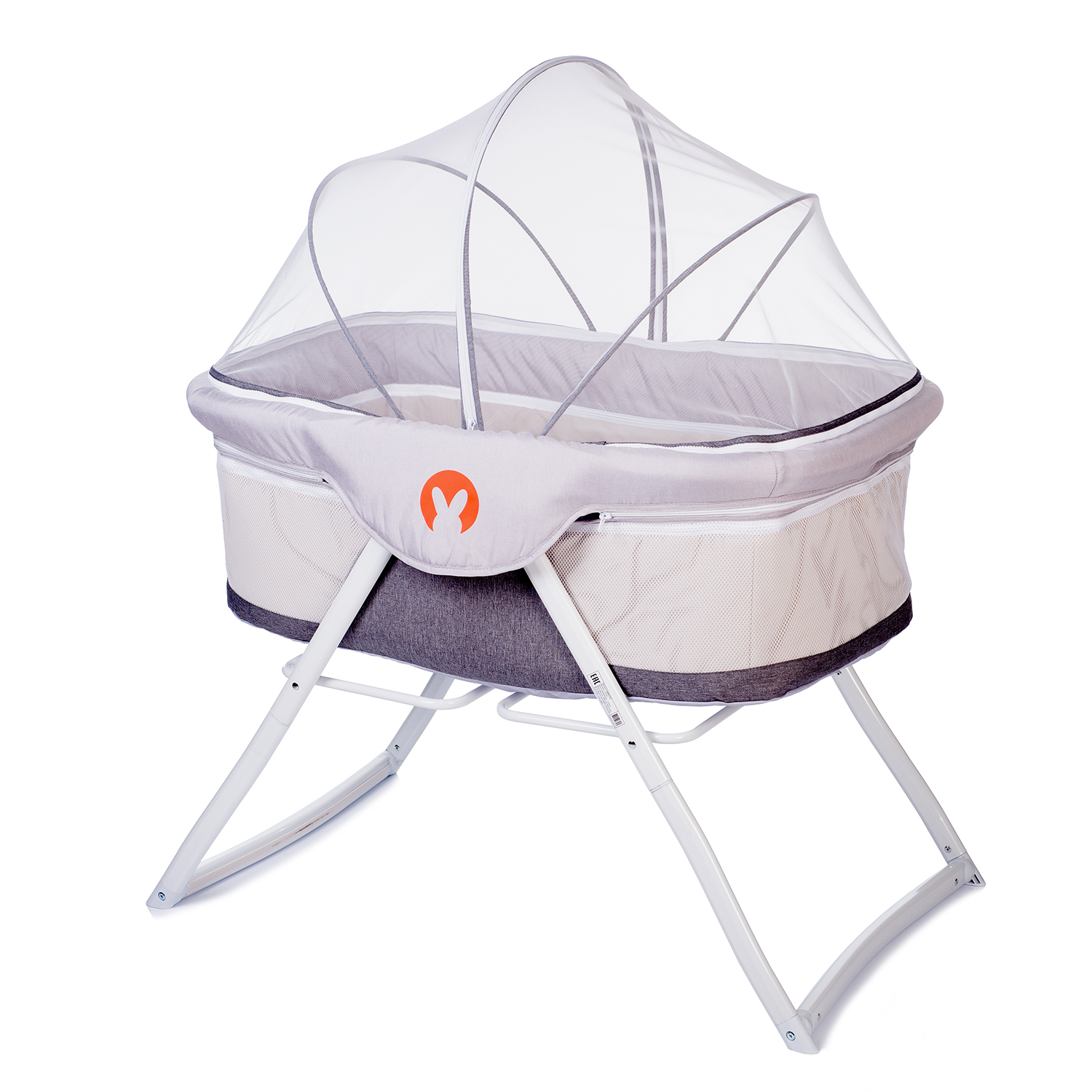 фото Кровать-колыбель babyhit carrycot light grey