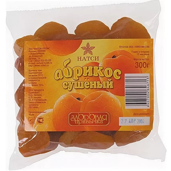 

Абрикос сушеный НАТСИ 300г