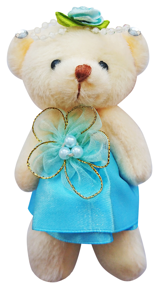 фото Набор мягких игрушек color kit мишка в голубом, 5 шт.