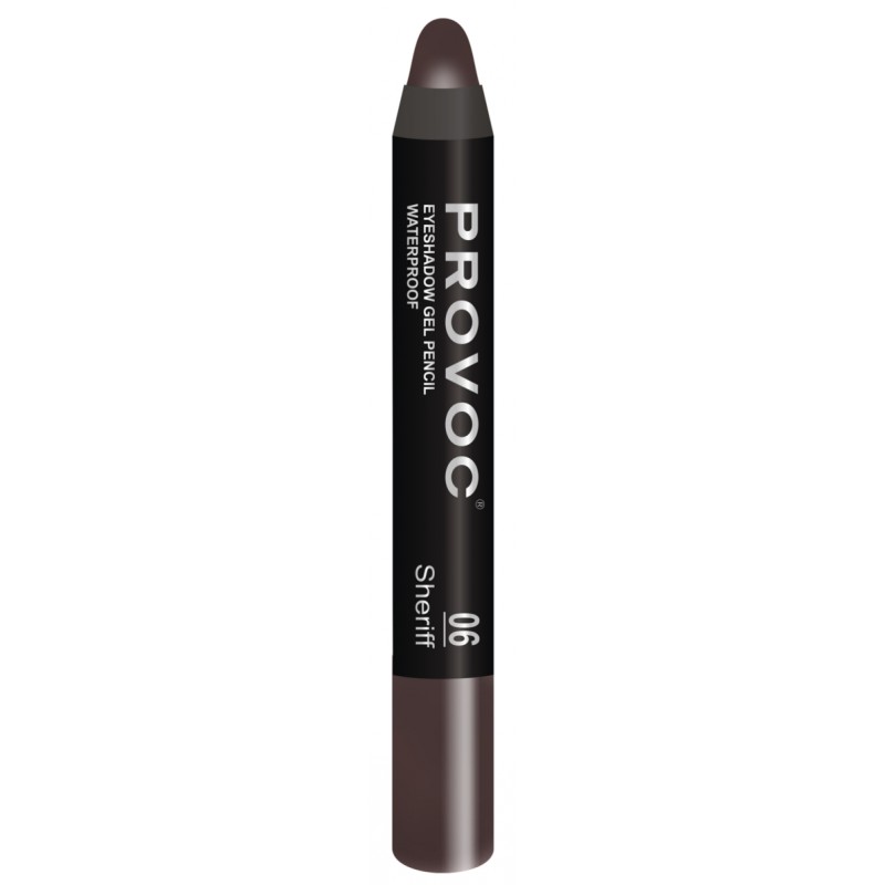 Тени-карандаш водостойкие матовые, 06 темный шоколад / Eyeshadow Pencil 2,3 г