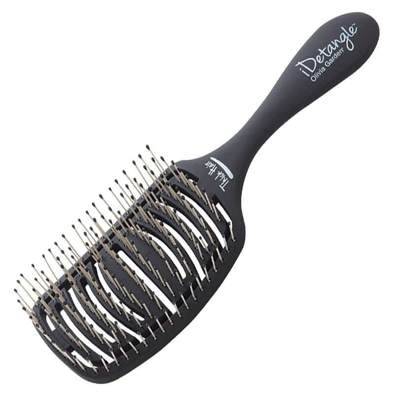 

Щетка Olivia Garden iDetangle for Thick Hair BR-ID1P для густых волос, Черный