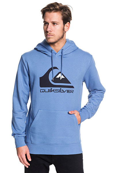 

Худи мужское Quicksilver Omni Logo EQYFT04025 голубое M, Omni Logo EQYFT04025