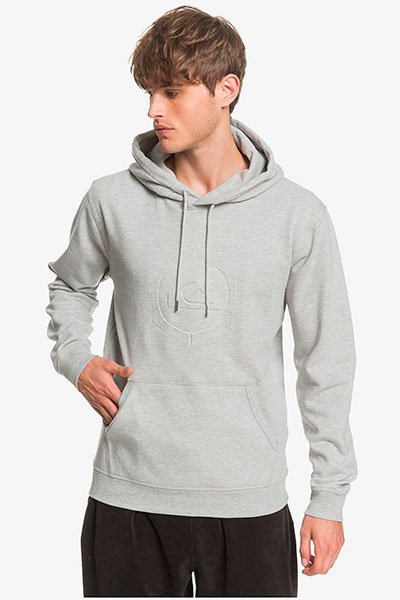 

Толстовка мужская Quicksilver Rio Emboss EQYFT04088 серая M, Rio Emboss EQYFT04088