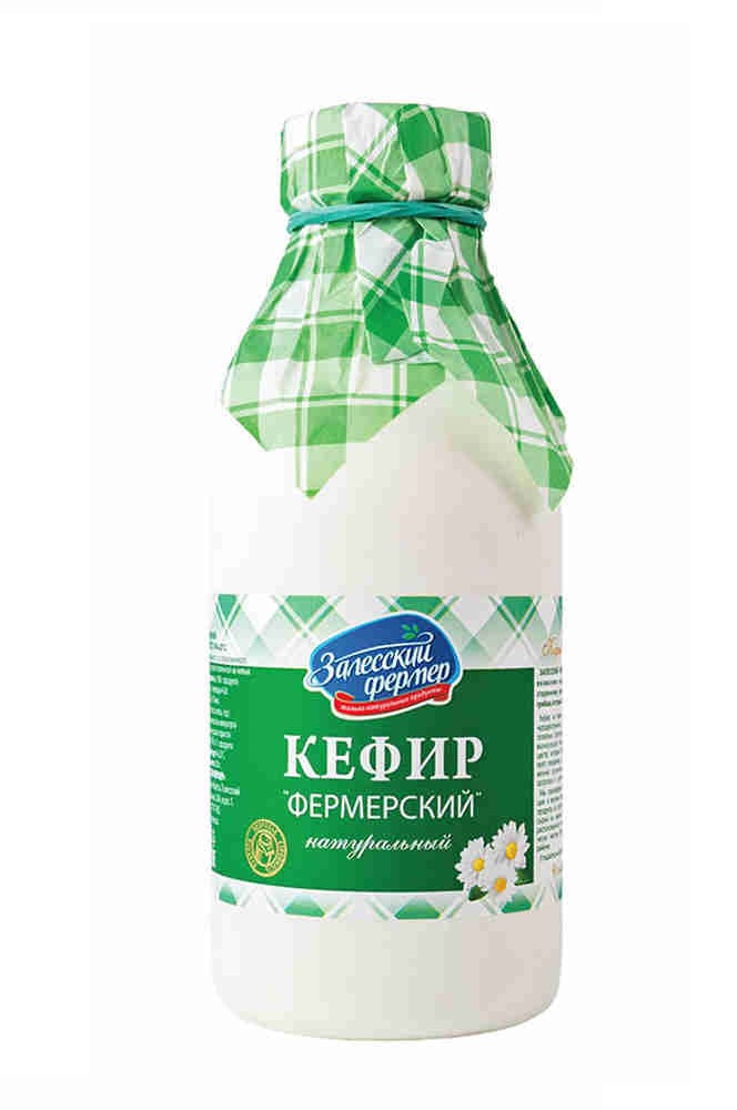 фото Кефир фермерский бзмж жир. 2.5 % 800 г п/п залесский фермер россия