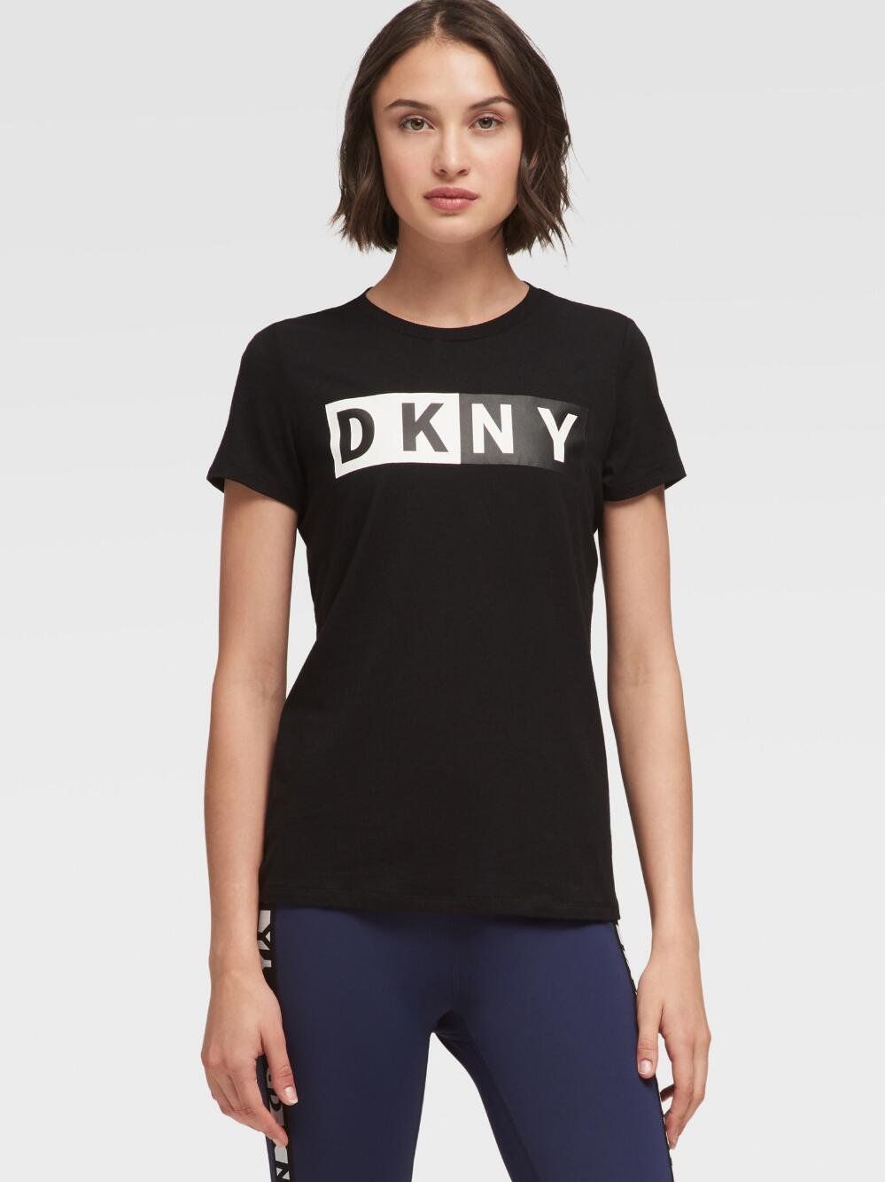 фото Футболка женская dkny dp8t5894 черная m