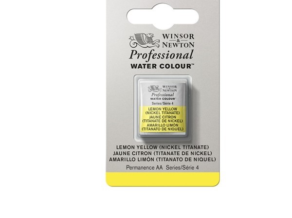 фото Акварель winsor&newton professional в кювете оттенок желтого лимона