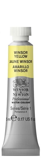 

Акварель Winsor&Newton Professional в тюбике 5 мл Винзор желтый, Professional